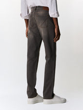 Jean Jack Semi Regular En Coton Stretch Marron
