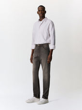 Jean Jack Semi Regular En Coton Stretch Marron