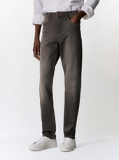 Jean Jack semi regular en coton stretch marron