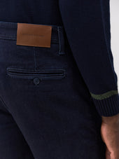 Jean Jim Slim En Coton M Lang Bleu Marine