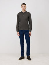 Jean Jim Slim En Coton M Lang Bleu Turquin