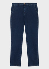 Jean Jim Slim En Coton M Lang Bleu Turquin