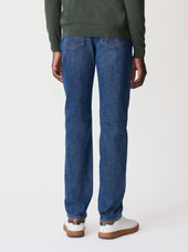 Jean Jack Regular En Coton Stretch Bleu Indigo