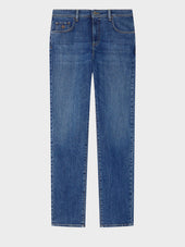 Jean Jack Regular En Coton Stretch Bleu Indigo