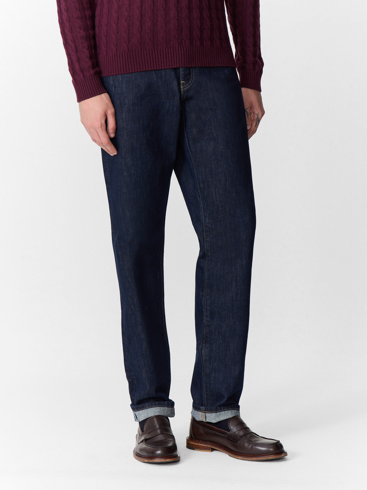 Jean Josh Regular En Coton Bleu Indigo