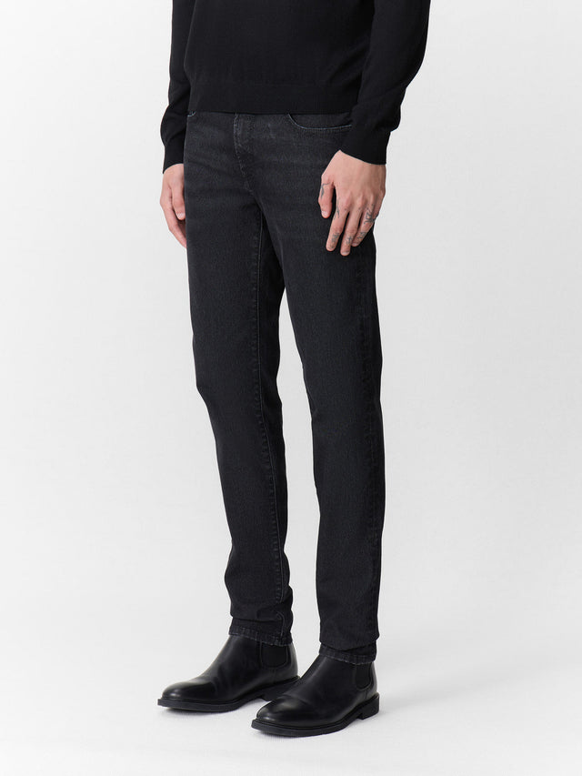 Jean Jody slim en coton stretch anthracite