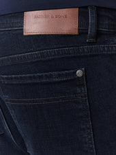 Jean Jody Slim En Coton Stretch Bleu Marine