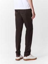 Jean Jody Slim En Coton Stretch Marron