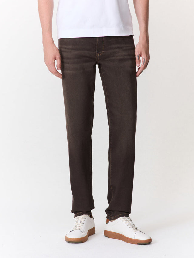 Jean Jody slim en coton stretch marron