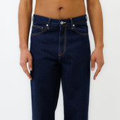 Jeans DN.10 Coupe Ample Bleu Un Lavage