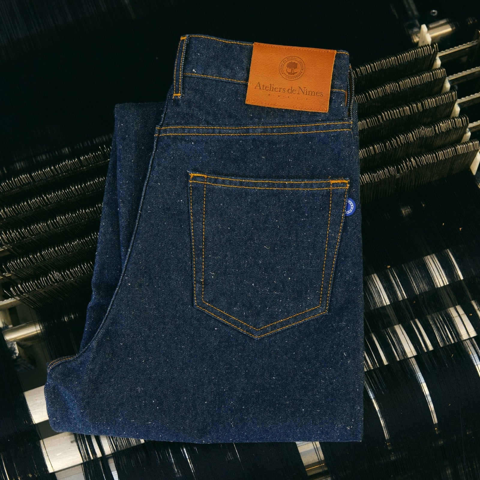 Jeans Dn 10 Coupe Ample Laine Soie
