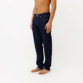 Jeans DN.20 Coupe Droite Bleu Un Lavage