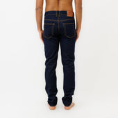 Jeans DN.30 Coupe Droite Ajustée Bleu Un Lavage