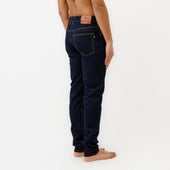 Jeans DN.30 Coupe Droite Ajustée Bleu Un Lavage