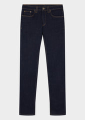 Jean Slim En Coton Stretch Bleu Brut