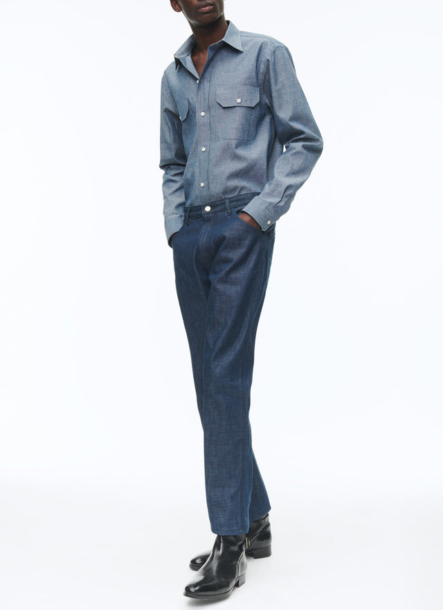 Organic Cotton Canvas 5 Pocket Trousers