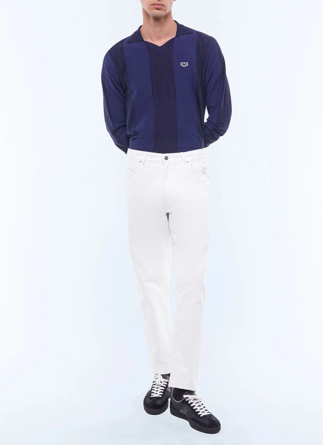 5-pocket cotton twill pants