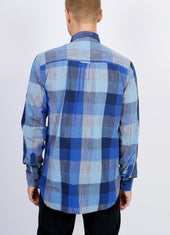 Jesper Casual Shirt Check Blues