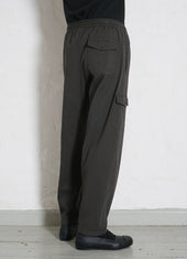 JIMMY | Casual Cargo Drawstring Pants | Dark Forest