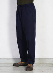 JIMMY | Casual Cargo Drawstring Pants | Navy