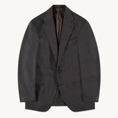 Char-Brown High Twist Single Breasted Waverly Suit