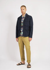 JONNY | Short Sleeve Shirt | Blue Print