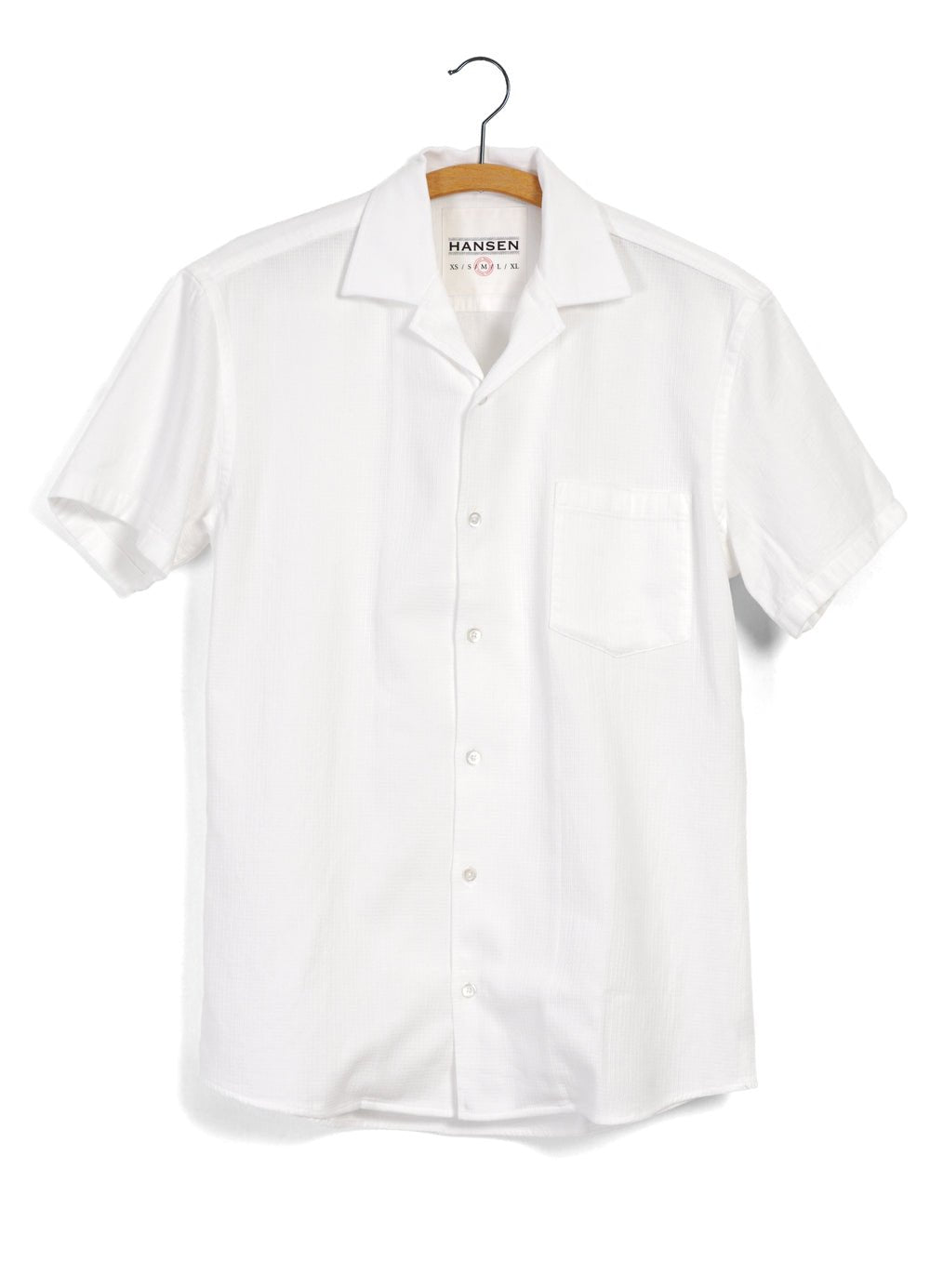 JONNY | Short Sleeve Shirt | Dobby White x2