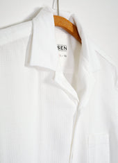 JONNY | Short Sleeve Shirt | Dobby White x2