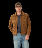 Duffy Suede Trucker Jacket