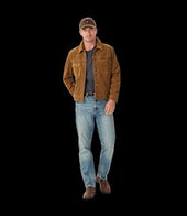 Duffy Suede Trucker Jacket