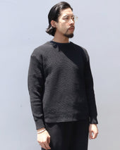 Fine Rib Crew Neck