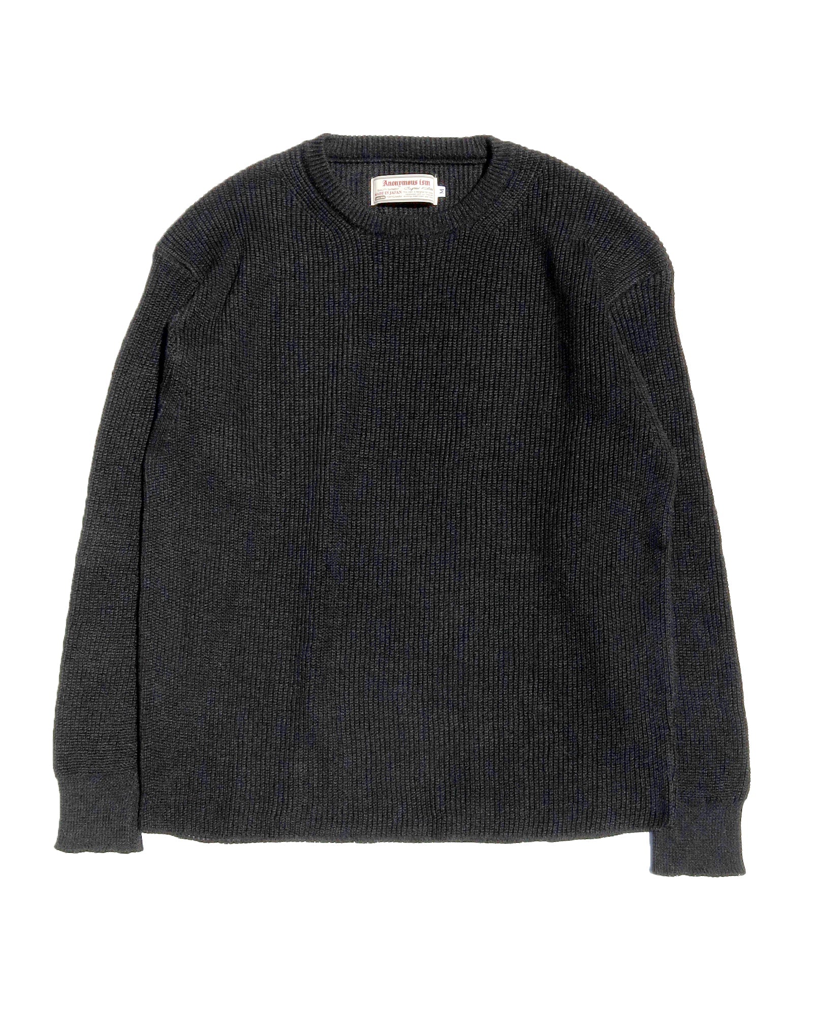 Fine Rib Crew Neck