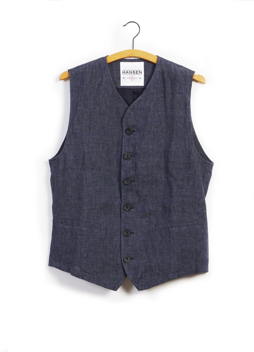 Kalle Casual Classic Vest Delave