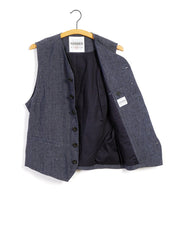 Kalle Casual Classic Vest Delave