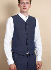 Kalle Casual Classic Vest Delave