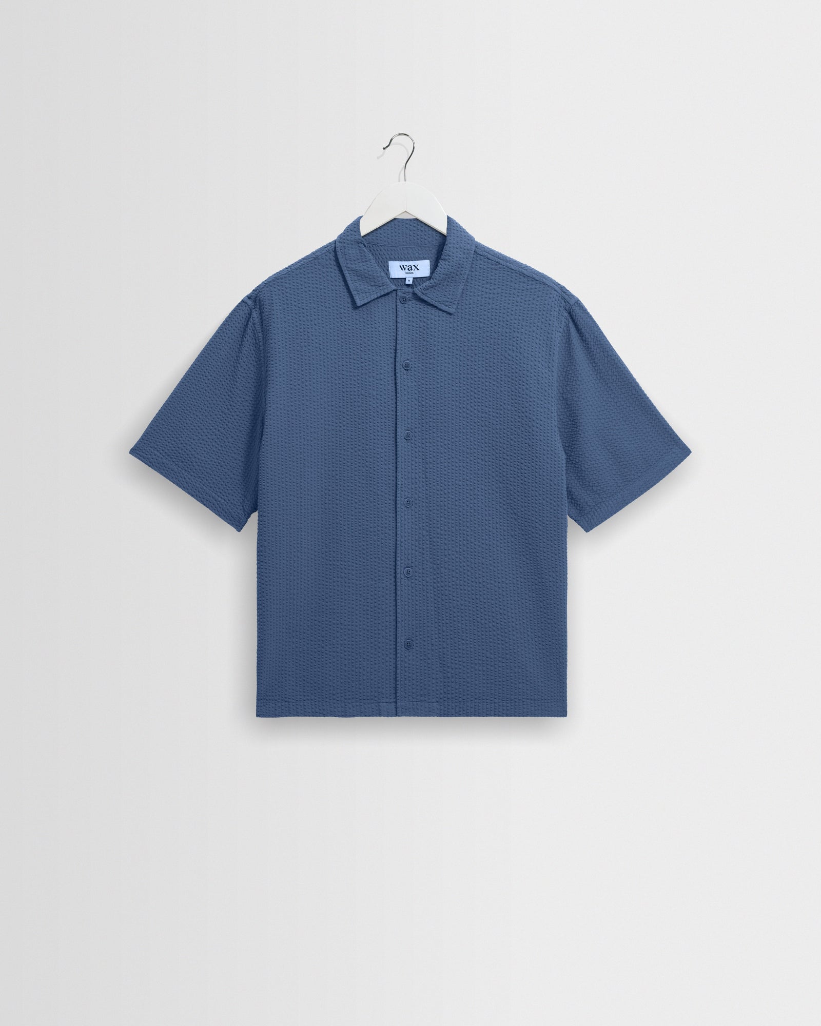Keats Cotton Seersucker Short Sleeve Shirt