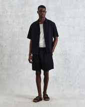 Keats Cotton Seersucker Short Sleeve Shirt