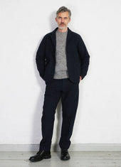 KEN | Wide Cut Trousers | Broken Blue