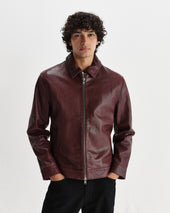 Kendal Cherry Leather Jacket