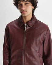 Kendal Cherry Leather Jacket