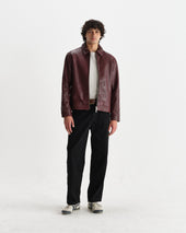 Kendal Cherry Leather Jacket