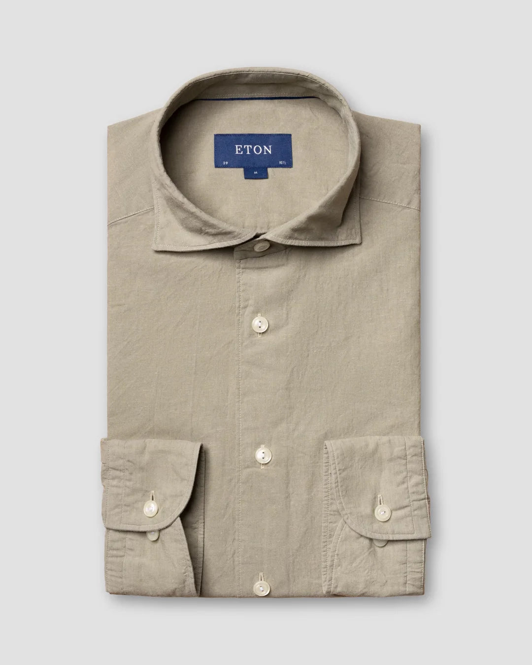 Cotton Linen Shirt Soft Eton