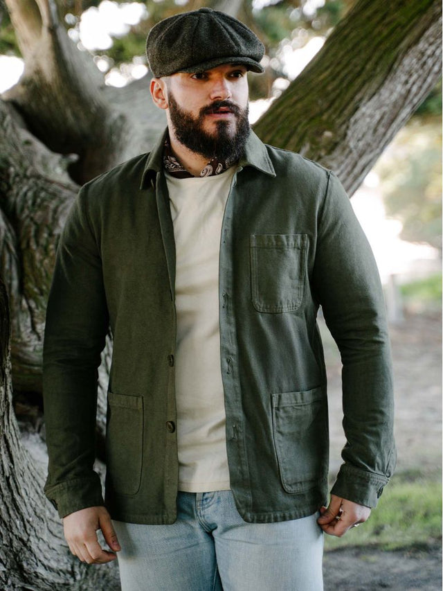 Khaki work jacket Zola