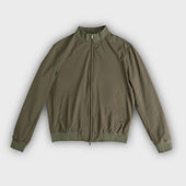Khaki Zip Deck Lightweight Jacket
