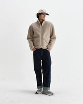 Killick Natural Reversible Corduroy Borg Jacket