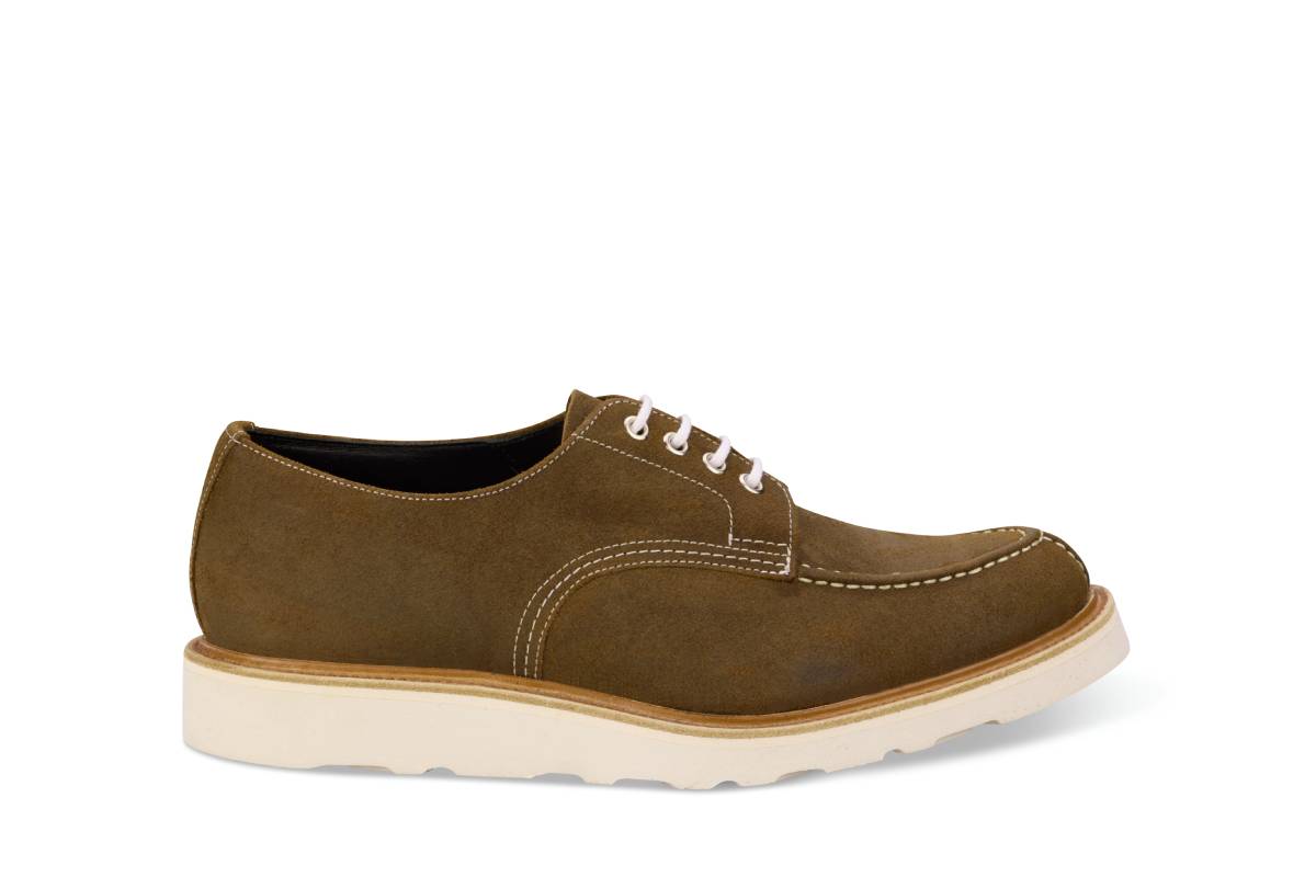 Kilsby Derby Shoe Snuff Waxy Suede