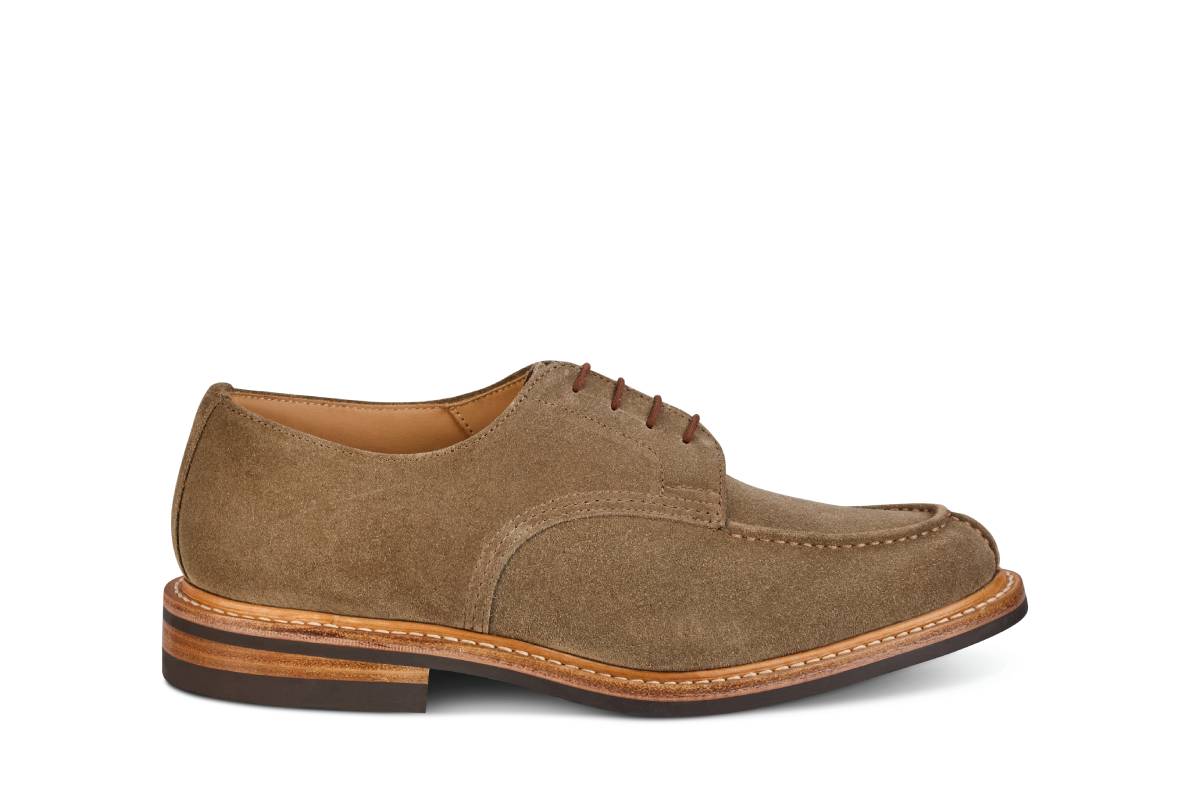 Kilsby Derby Shoe Visone Repello Suede
