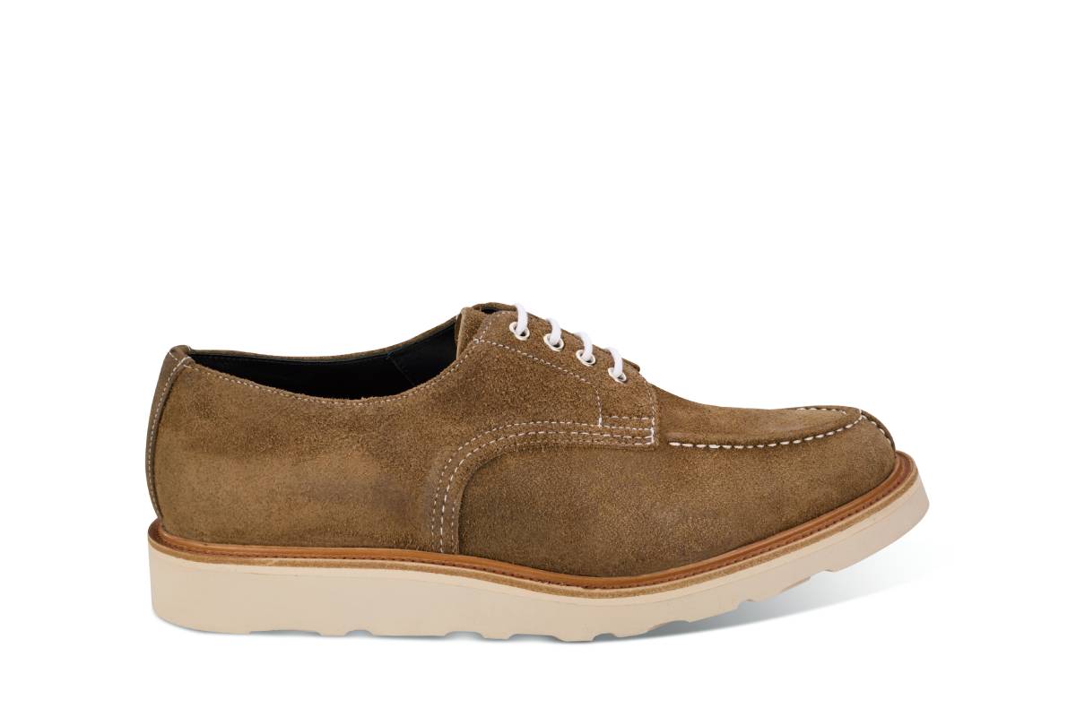 Kilsby Derby Shoe Visone Waxy Suede