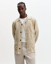 Kimpton Beige Washed Linen Jacket