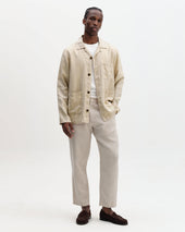Kimpton Beige Washed Linen Jacket